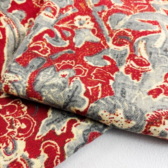 POTTERY BARN Linen Blend Floral Pillow Cover Set Of 2 20x20 Classic Traditional - Picture 16 of 16